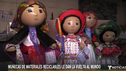 Telemundo destaca muñecas artesanales hechas en Guatemala