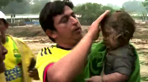 Un beb&eacute; de 9 meses fue rescatado milagrosamente