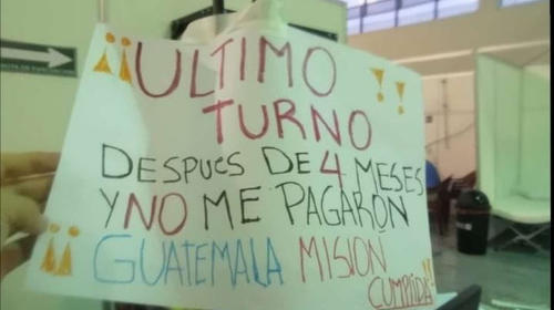 Enfermera se despide del Parque de la Industria y se va sin pago