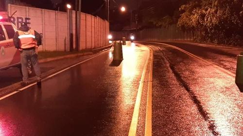 Las imágenes del socavamiento que afecta la avenida Hincapié