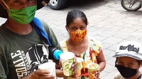 Iniciativa brinda alimento a pobladores en crisis en Petén