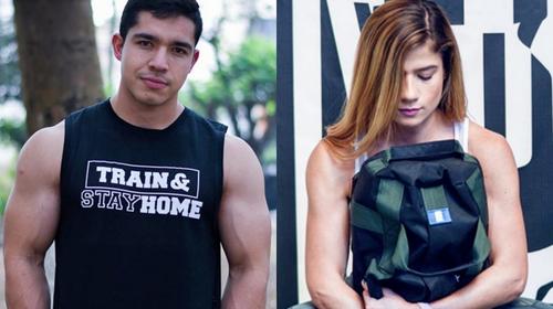 Deportistas guatemaltecos crean accesorios para entrenar en casa