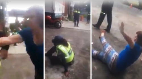 El incidente entre una mujer y la PMT de Fraijanes  