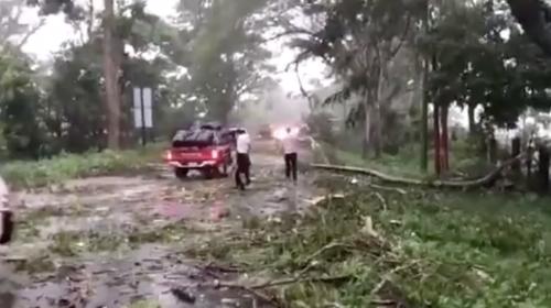 Supuesto tornado causa temor y daños en Jalpatagua