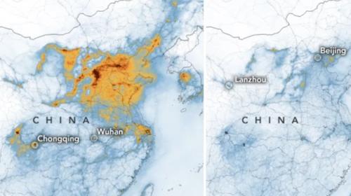 Disminuye contaminación en China por el brote de coronavirus