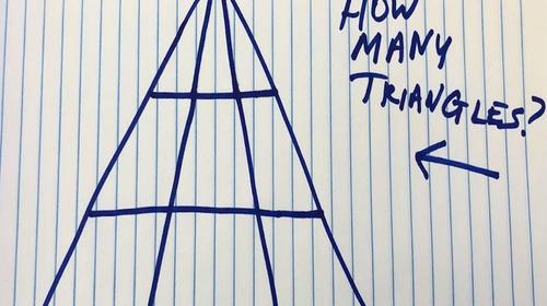 Reto viral: &iquest;cu&aacute;ntos tri&aacute;ngulos hay en la foto? 