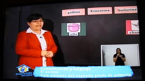 Arrancan clases por TV para estudiantes del sector público 