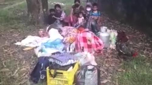 Familia es desalojada por no pagar el alquiler debido al Covid-19