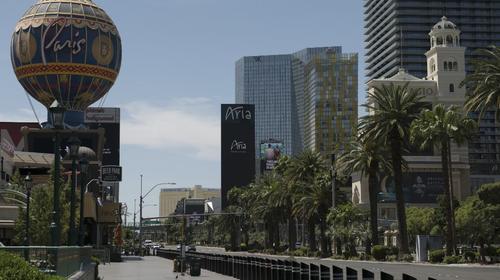 Las Vegas, un pueblo fantasma víctima de la pandemia