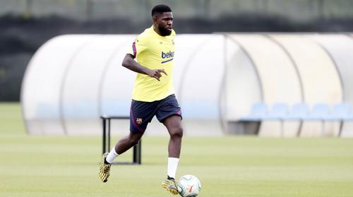 Samuel Umtiti se lesiona en el segundo entreno del Barcelona