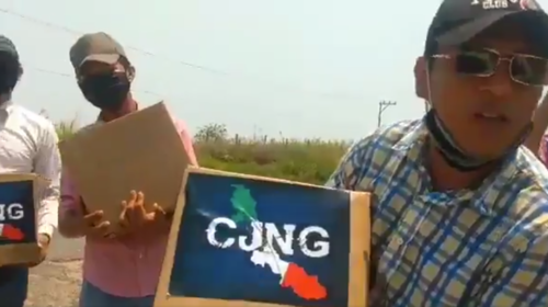 México: cartel da víveres a familias por crisis del Covid-19