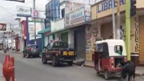 Video: Patrulla de PNC y mototaxi chocan en Jalapa