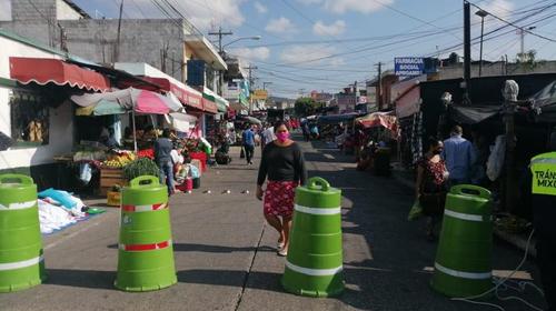 Cierran mercado en Mixco por tres contagiados con Covid-19