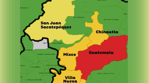 Así es el mapa de contagios de Covid-19 en los municipios