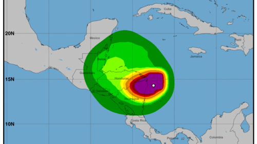 As&iacute; acecha el potente hurac&aacute;n Eta a Nicaragua 
