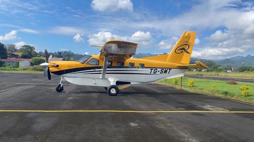 Esta es la avioneta que se estrelló y viajaba con rumbo a Cobán
