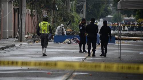 Comienza investigación por accidente aéreo de la zona 9 