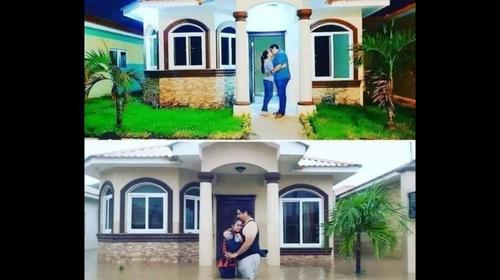Tormenta Eta: Las 2 fotos conmovedoras de una pareja en Honduras