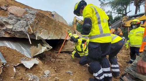 Un ni&ntilde;o de cuatro a&ntilde;os entre las v&iacute;ctimas de derrumbe en Camot&aacute;n 