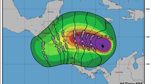 Huracán Iota podría tocar tierra en categoría 4, según pronóstico
