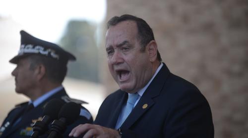 Giammattei advierte que actuará contra quienes vandalicen