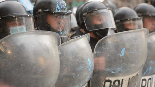 El monta&ntilde;ista que grab&oacute; su traslado hacia los tribunales (video)