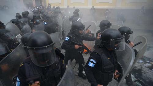 Revelan audio de la PNC donde piden capturas en manifestaci&oacute;n