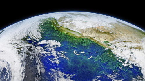 Así es la impresionante vista de la Tierra desde el espacio