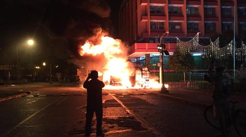 Ministerio Público abre investigaciones por disturbios en zona 1