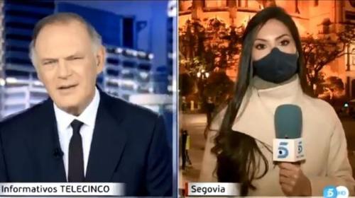 Reportera "desaparece" de la cámara durante transmisión en vivo