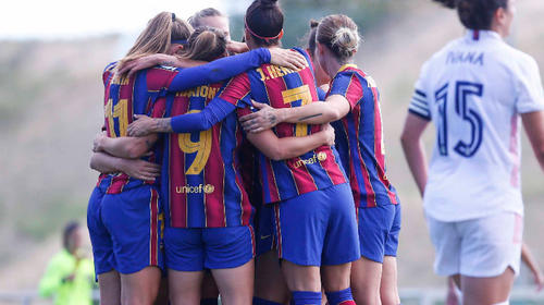 Barcelona venci&oacute; al Real Madrid en el primer cl&aacute;sico femenino 