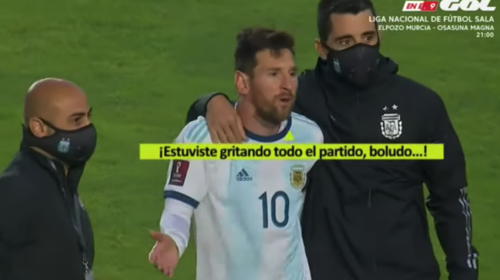 De todo: esto se gritaron Messi y futbolistas bolivianos