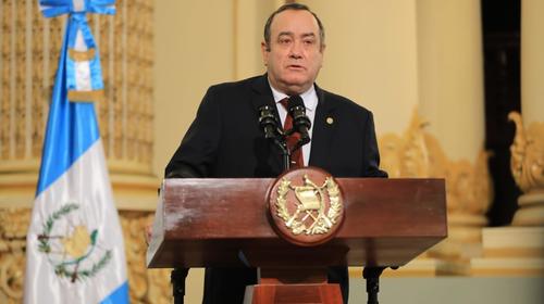 Giammattei: "No hay incremento de secuestros, es una campaña"