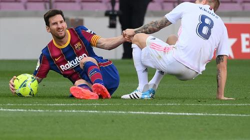 La foto viral del Cl&aacute;sico entre Messi y Sergio Ramos 