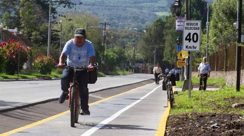 Habilitarán ciclovías en la Antigua Guatemala