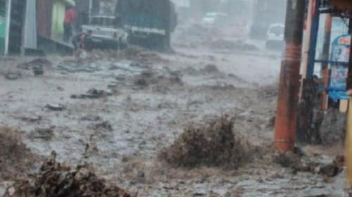Impresionantes imágenes del colapso de drenajes en Yepocapa