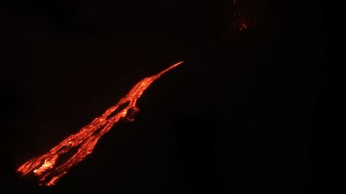 La sorprendente imagen de la erupción del Volcán de Pacaya