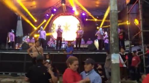 Covid-19: Critican concierto y baile realizado en plena pandemia 