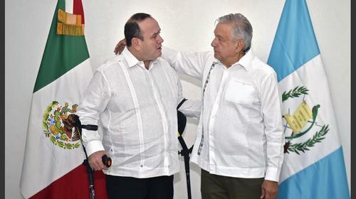 Giammattei envía mensaje a López Obrador, contagiado de Covid-19