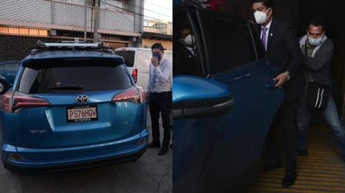 Carro que usó Mynor Moto está a nombre de exasesor del Congreso 