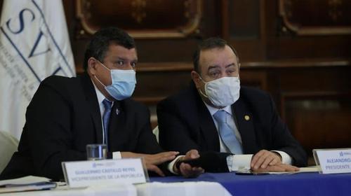 Vicepresidente habla sobre diferencias con Giammattei