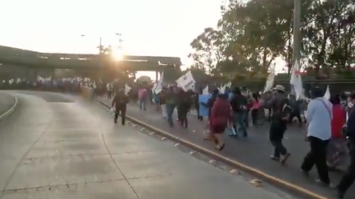 Codeca: Inicia manifestación en cuatro puntos de la capital