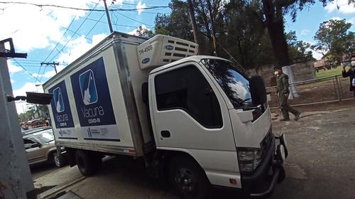 El camión que usará Salud para trasladar vacunas en Guatemala
