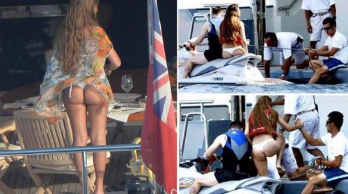 La esposa de Messi y su descuido acaparan la atenci&oacute;n de internautas