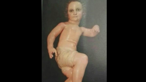 Imagen de Ni&ntilde;o Dios es robada del templo San Francisco 