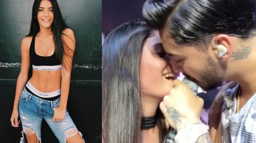 Una hermosa fan&aacute;tica habla sobre su apasionado beso con Maluma