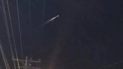 Graban a un meteorito cayendo en Guatemala