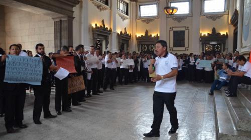 El Congreso retoma renegociaci&oacute;n del pacto colectivo con sindicalistas