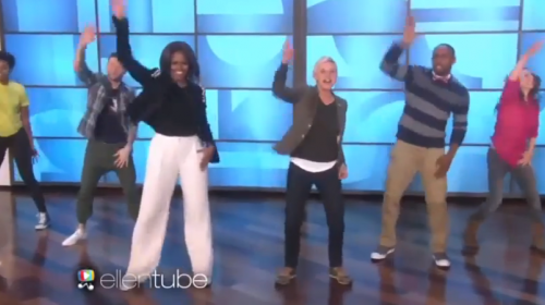 Michelle Obama sorprende con coreograf&iacute;a al ritmo de Bruno Mars