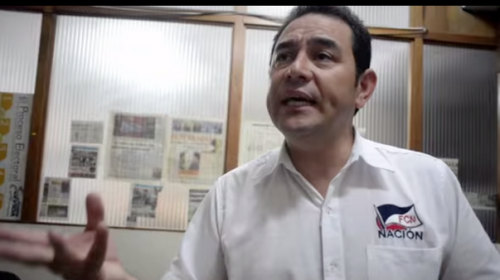 Jimmy Morales es acusado de agresión sexual